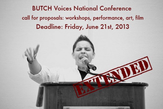 BUTCH Voices Press Release: Call for Proposals Deadline Extended
